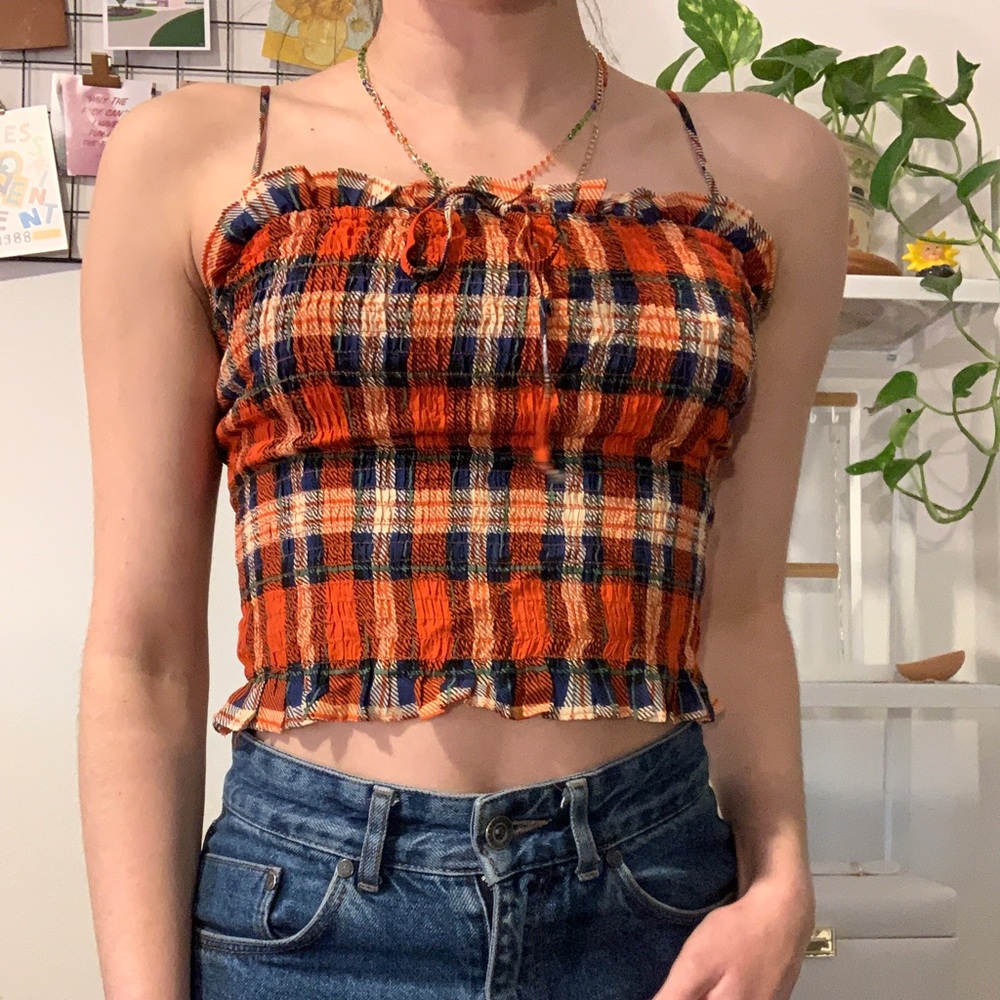Plaid tank ✨